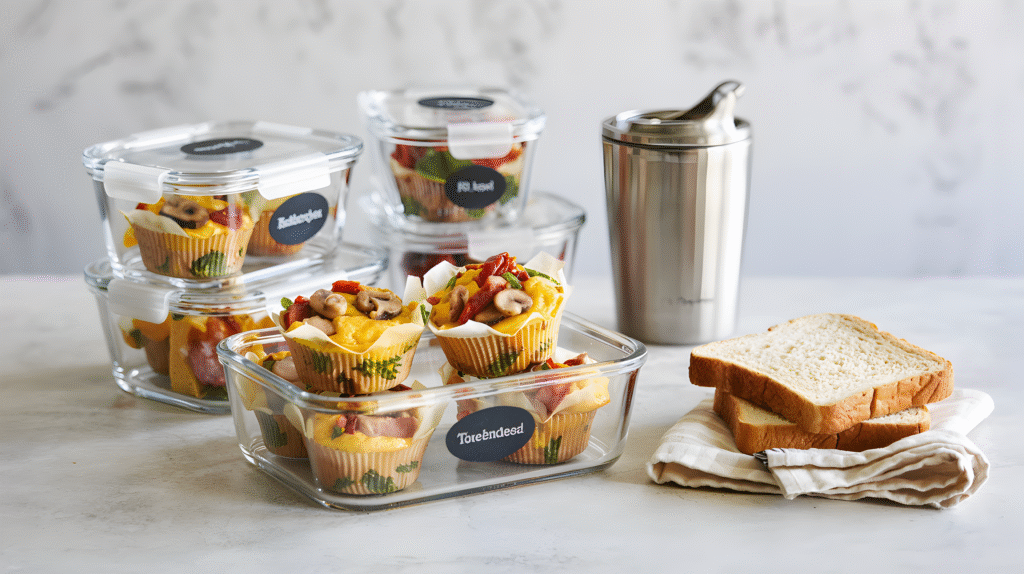 Baked egg muffins in a muffin tin – protein-packed easy breakfast ideas
