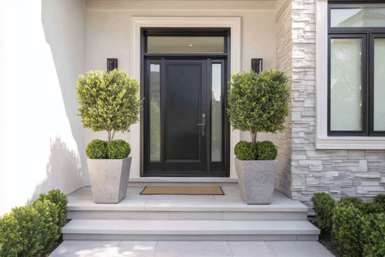 renter-friendly front door planter ideas